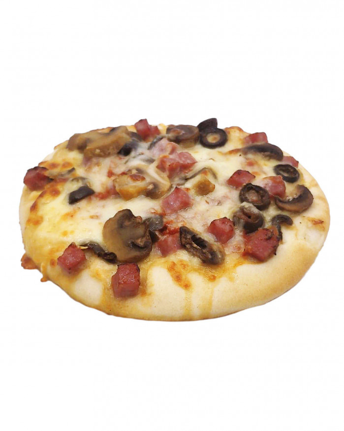 pizza jambon/champignons individuelle