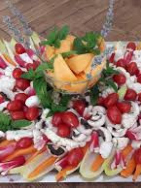 plateau de mini crudités à croquer
