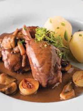 Coq ou coquelet au Vin