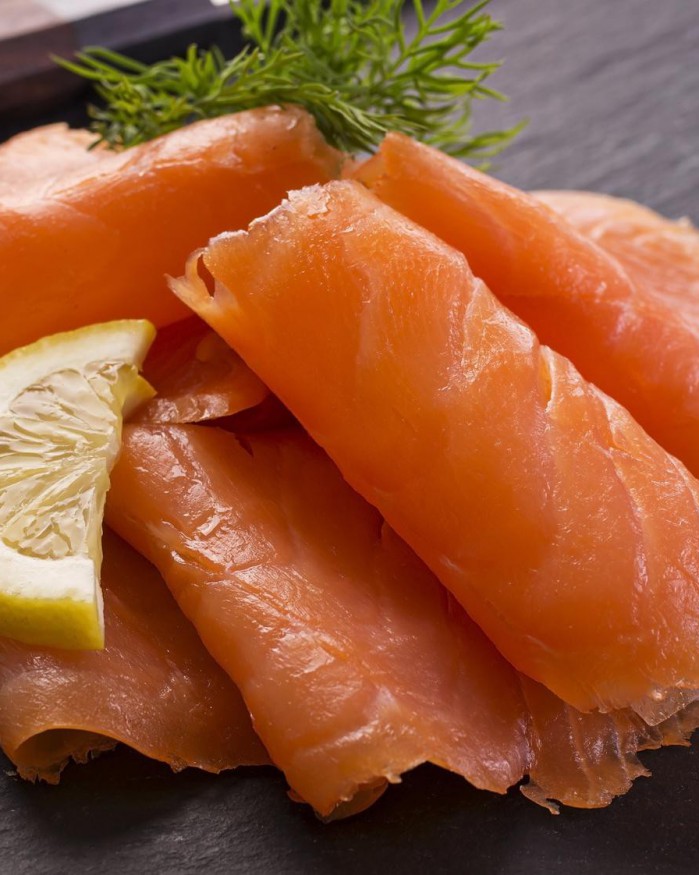 Saumon Fumé tranché main Maison Bertin
